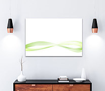 Obraz Zelená vlnovka 1467